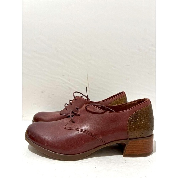 DANSKO Louise Burnished Oxfords Comfort Shoes Leather Women's size 38 us 7.5 - Picture 1 of 7